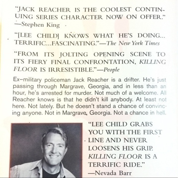 3 For $13! Jack Reacher THE KILLING FLOOR Paperback Book - Picture 7 of 10